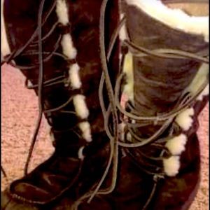 UGG lace up boots